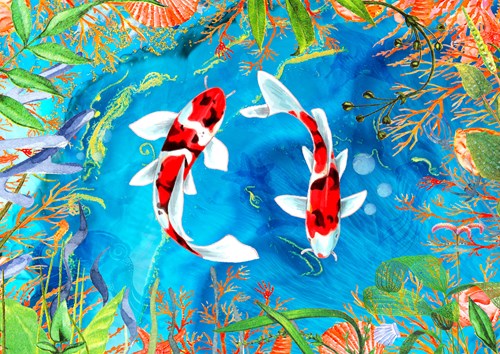 Enjoy Puzzle jigsaw Just Keep Swimming - 1000 pieces colorful design