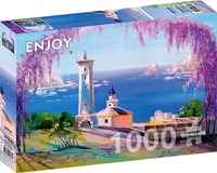 Enjoy Puzzle jigsaw puzzle lighthouse - 1000 pieces colorful toy-2