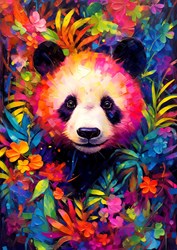 Enjoy Puzzle jigsaw Playful Panda Cub - 1000 pieces - colorful
