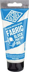 Essdee textile ink white 100ml - block printing ink for fabric and crafts
