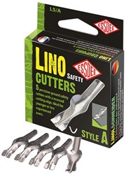 Essdee lino safety cutters set - 5 pieces for kids and beginners