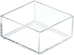 iDesign organiser plastic transparent - Clarity storage box for small items