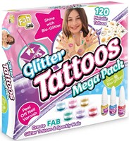 Glitter Tattoos Mega Pack creative set for kids