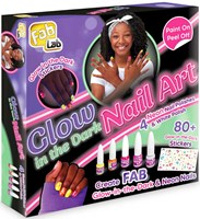 FAB LAB GLOW IN THE DARK NAIL ART