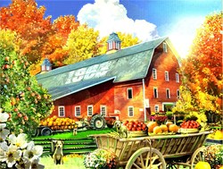 SunsOut autumn puzzle - 500 piece nature jigsaw puzzle