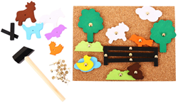 Bigjigs Farm Pin-a-Shape