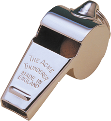 Acme whistle metal Thunderer 60.5 - referee whistle small
