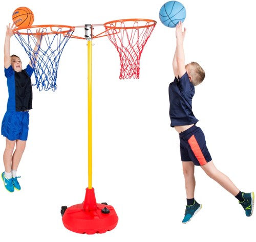 Spordas basketball hoop set Back-To-Back Goals for Big Red Base