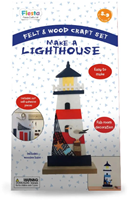 Fiesta Crafts >Felt & Wood Craft - Make A Lighthouse