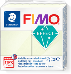 Fimo modelling clay Glow in the Dark 57g - creative clay for kids