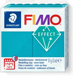 Fimo modelling clay metallic turquoise 57g - oven-bake creative clay