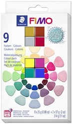 Fimo modelling clay set - effect colours Mixing Mica for creative crafting