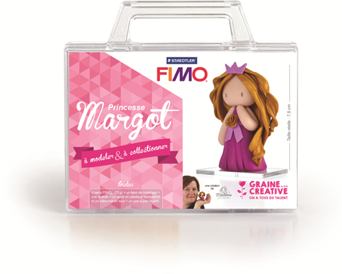 Fimo polymer clay set Princess Margot - creative modeling kit for kids