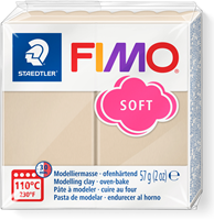 Fimo modeling clay Soft 57g Sahara - oven-bake polymer clay