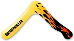 Boomerang Fan boomerang toy FIRE right-handed 31cm 70g 25m range