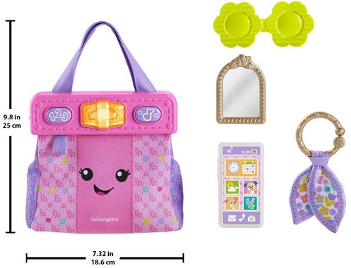 Mattel toy Fisher-Price learning fun bag educational multicolor-2