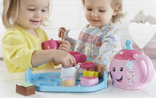 Mattel tea set toy Fisher-Price Laugh & Learn with lights and sounds-3