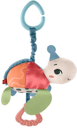 Fisher-Price baby stroller toy turtle - sensory BPA-free eco-friendly-2