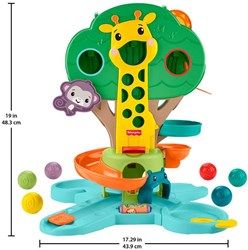 Mattel Fisher-Price Jungle Play Tree - Musical Ball Game for Toddlers