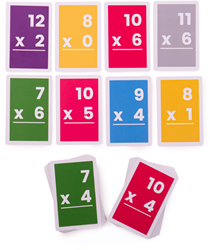 BigJigs Flashcards - Multiplications 7-12 educational toy