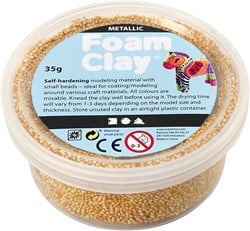 Foam Clay®, gold, metallic, 35 gr/ 1 Box