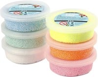 Foam Clay®, pastelkleuren, glitter, 6x14 gr/ 1 doos