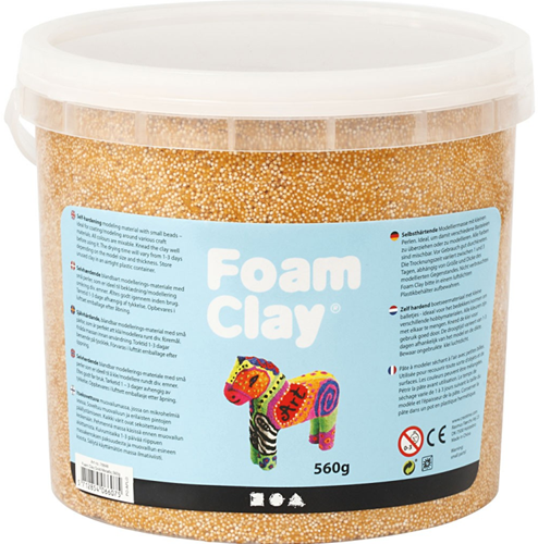 Foam Clay - Metallic Goud, 560gr.