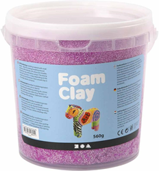 Foam klei neon paars 560 gr