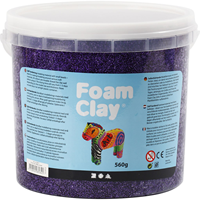 Foam Clay modelling clay purple 560g - creative toy for kids