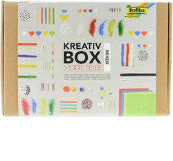 Folia creative craft set - material mix 1300 pieces for kids