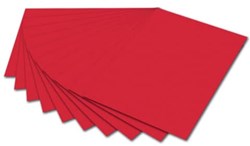 Folia craft paper red A4 - 130gsm - 100 sheets - art paper