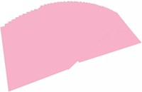 Folia craft paper A4 pink 130gsm 100 sheets drawing paper