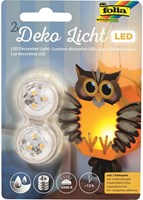 Folia LED decorative lights warm white waterproof incl. batteries