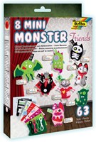 Folia craft set mini monsters - Creative kit for 8 monster friends