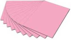 Folia drawing paper pink 50x70 cm 130 gsm 10 sheets creative