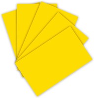Folia craft cardboard A4 banana yellow 220g 100 sheets paper