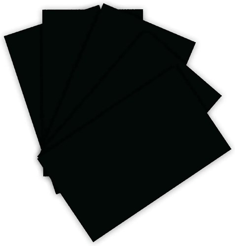 Folia craft cardboard A4 black 220g 100 sheets creative paper