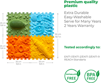 Ortoto Sensory Massage Puzzle Mats Grass box 8 pieces-3