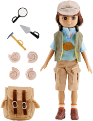 Lottie doll fossil hunter - educational paleontology toy