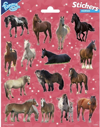 Funny Products horse stickers - creative hobby stickers for kids