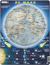 Larsen jigsaw puzzle - educational moon cardboard 70 pieces
