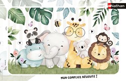 Nathan animal jigsaw puzzle - soft and cuddly animals 15 pieces