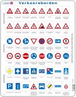Larsen puzzle - traffic signs educational cardboard 48 pieces