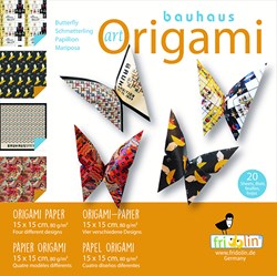 Fridolin origami paper butterflies 20 sheets creative toy 15x15 cm