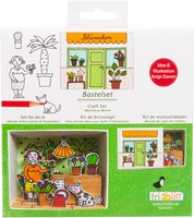Fridolin matchbox craft set flower shop miniature creative gift