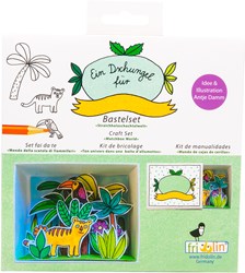 Fridolin matchbox craft set jungle 6.6x2.8x5.2 cm creative toy