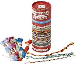 Buttonbag friendship bracelet craft set - creative bracelet making kit