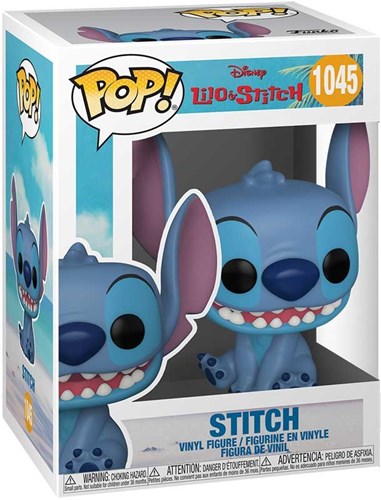 Funko Disney play figure Stitch smiling seated 9cm vinyl