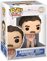 Funko play figure White Lotus Armond with suitcase vinyl collection