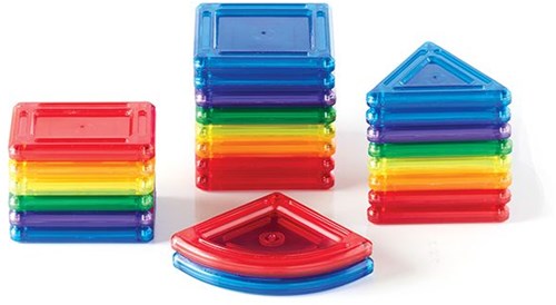 Guidecraft construction toy PowerClix Solid 24-piece building set colorful-2